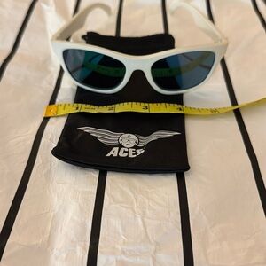 ACES Children’s sunglasses and bag NEVER WORN.